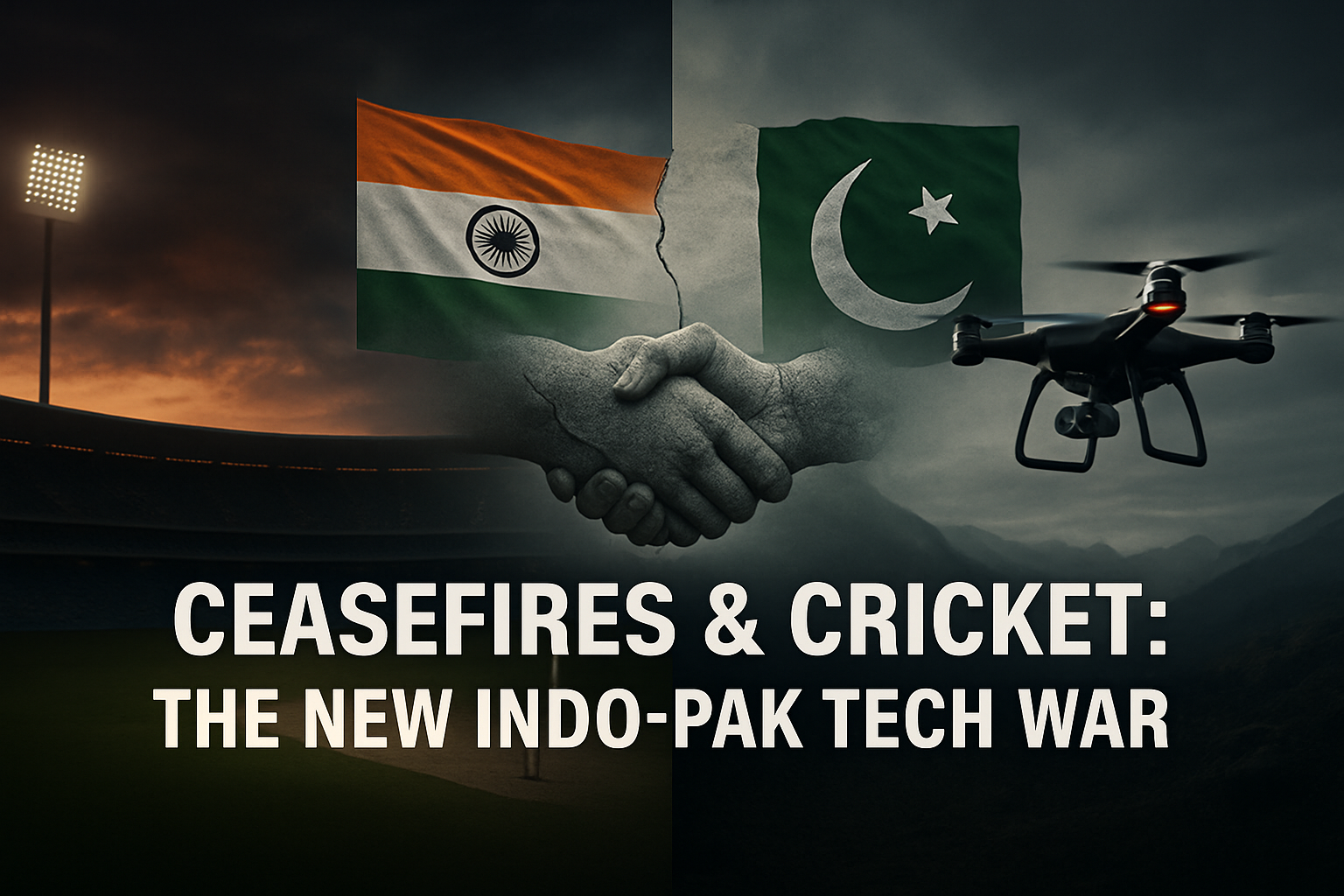 You are currently viewing When Diplomacy Hits Pause: India-Pakistan Ceasefire, Cricket Cancellations & Domestic Drone Push